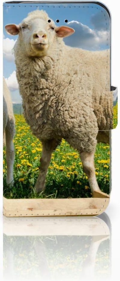 iPhone 7 | 8 | SE (2020) | SE (2022) Telefoonhoesje met Pasjes Schaap en Lammetje