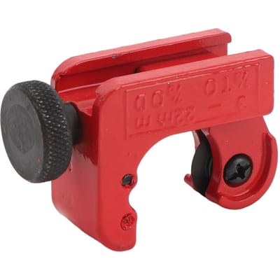 Mini Outil Coupe-Tube Multi-Usage Compact Petit 1/8 à 7/8 Pouce Coupe-Tube pour Acier Laiton Cuivre Plastique red