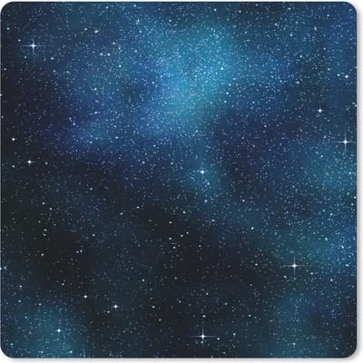 Muismat Heelal - Sterrenhemel achtergrond muismat rubber - 20x20 cm - Muismat met foto
