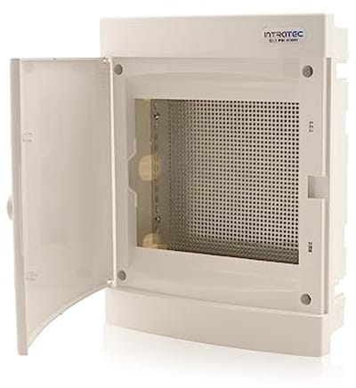 Multimediaverdeler Inbouw 2-Rijig met Witte Deur - IP40 Geschikt voor Smart Home