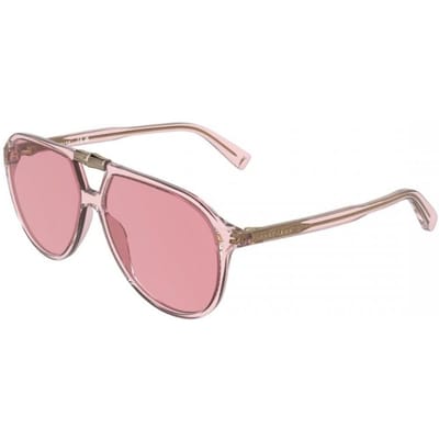 Lunettes de soleil pour femme Longchamp 650 Lo800s Transparent Pink/58-13-140