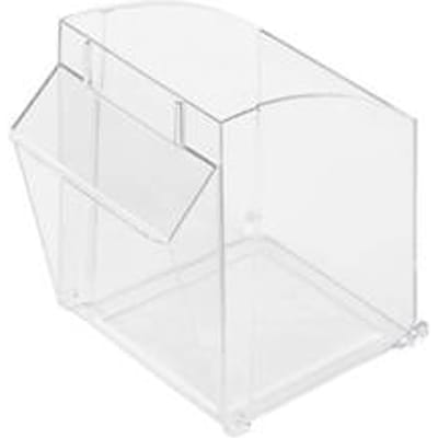 Vervangende opbergbox voor MultiStore, MultiStore met meerdere compartimenten voor kleine artikelen, maat 4, inhoud 2,1 l, B 128 x D 128 x H 133 mm, polystyreen, 1 stuk