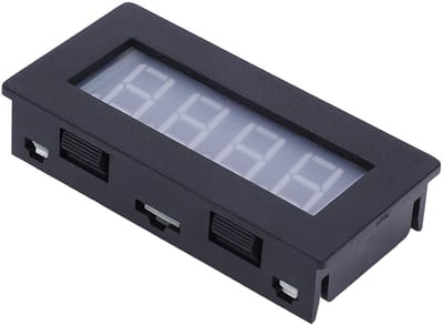 Digitale Toerenteller - RPM Meter - Rotatiesnelheid Meten - Geheugenfunctie - 4 Cijfer LED - Groen