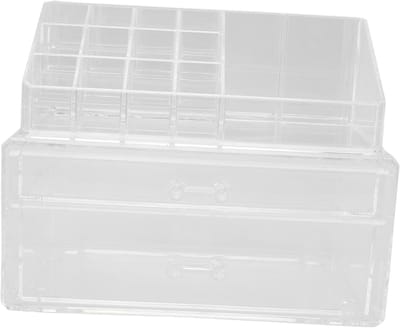Cosmetische Opbergdoos - Make-up Organizer Lade - Sieraden Opbergen - Stapelbaar Ontwerp - 23.5 x 19 x 13.5 cm - Transparant