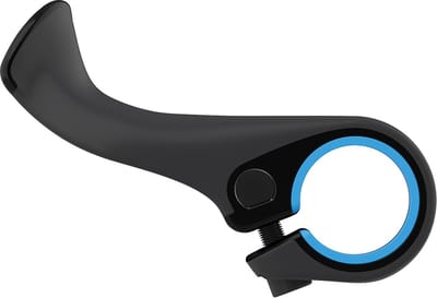 SQlab Innerbarends 411 2.0 - Klemming Stuur Ø22.2 mm – Handvatten fiets – Bar ends MTB Tour & Travel - 65 cm - Zwart