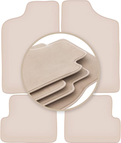 PREMIUM beige matten voor: Fiat Cinquecento hatchback 1991-1998