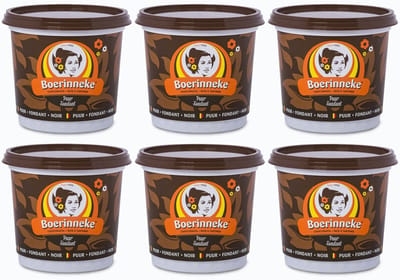 Boerinneke Chocopasta Fondant Puur 6 x 400g