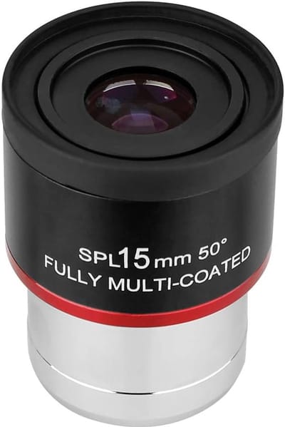 15mm Telescoop Oculair voor Astronomische Waarnemingen - Super Plossl, 1,25 inch