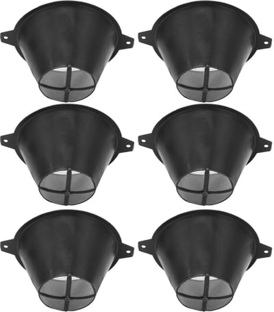Dailygoods- Verffilter 100 Mm - 6 Stuks - Herbruikbaar - Fijn Nylon Gaas - Trechternet - Voor Olie/Waterbasis - Verfzeef