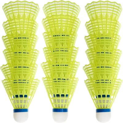 18 Delige Set Badminton Shuttles Nylon Structuur Hoge Impact