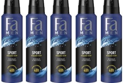 FA Deospray - Sport - Deodorant - 5x 150 ml - Voordeelverpakking