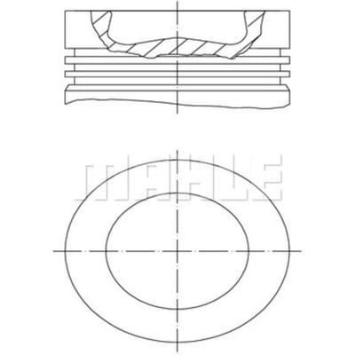 Zuiger MAHLE 028 PI 00116 001