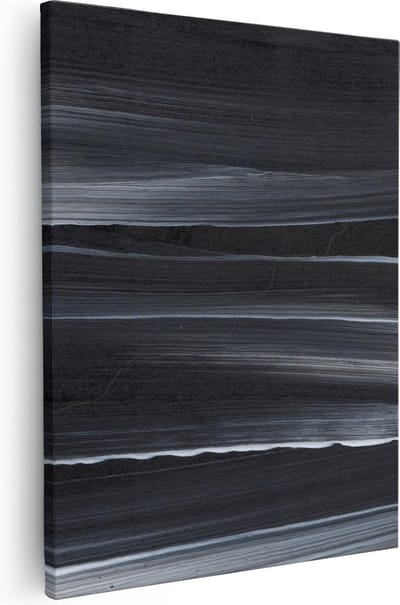 Artaza Canvas Schilderij Abstracte Kunst - 40x50 cm - Muurdecoratie Woonkamer - Wanddecoratie Industrieel - Kamer Accessoires