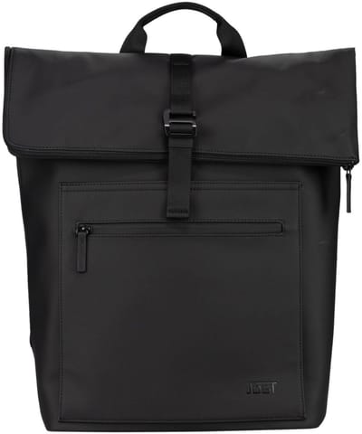 JOST laptop rugzak vrijetijdsrugzak met laptopvak Halmstad Courier Backpack Black zwart