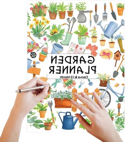 Tuindagboek - Plantenplanner - Tuinieren Organiseren - Gestructureerd Ontwerp - 26 x 21 cm - Niet gespecificeerd