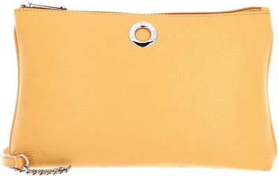 MANDARINA DUCK Leren Schoudertas Mellow Leather Crossover Bag Ochre Lichtgeel