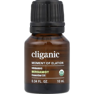 Cliganic, Moment of Eration™, Organic Bergamot Essential Oil, 0.34 fl oz (10 ml)