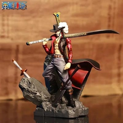 15CM ONE PIECE Anime Figuren Adelaars oog Dracule Mihawk Figuur Top War PVC Actiefiguur Model Speelgoed Ornamenten Pop Fans Cadeaus no box