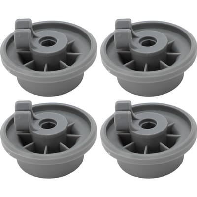 4 PCS Roues de Panier Inférieur de Lave-Vaisselle pour Neff 165314 Rouleau de Remplacement de Rail de Panier Inférieur black