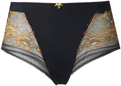 TruYou - Dames - TruYou hipster kanten inzetten - Zwart - Maat 58+