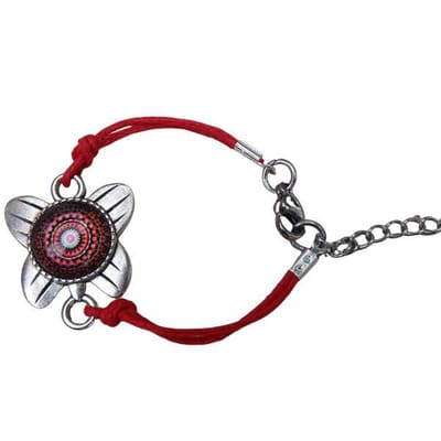 2 Love it Vlinder RC - Armband - Verstelbaar in maat 12.5 tot 16 cm - Rood