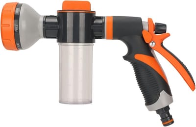Tuinspuitpistool met 8 standen en Schuimfunctie voor Auto Wassen en Tuin