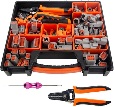 Connectoren Set - Automotive Connectoren - Kabel Reparatie - IP67 Waterdicht - 924 Delen - Oranje