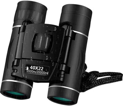 Krachtige Verrekijker Voor Volwassene 40x22 - Breed Gezichtsveld - Compact, Lichtgewicht en Spatwaterdicht - Voor Vogelaars, Sportevenementen, Reizen