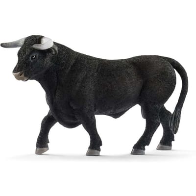 schleich FARM WORLD - Zwarte Stier - Speelfiguur - Kinderspeelgoed voor Jongens en Meisjes - 3 tot 8 jaar - 13875