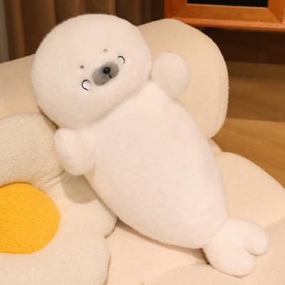 Zachte Pluche Zeehond Speelgoed Schattig Dier IJspeer Pluche Knuffels Poppen Huis Slaapkamer Kussen Cadeaus Ideaal Voor Kinderen Meisje Jongen Verjaardagsfeest 70cm