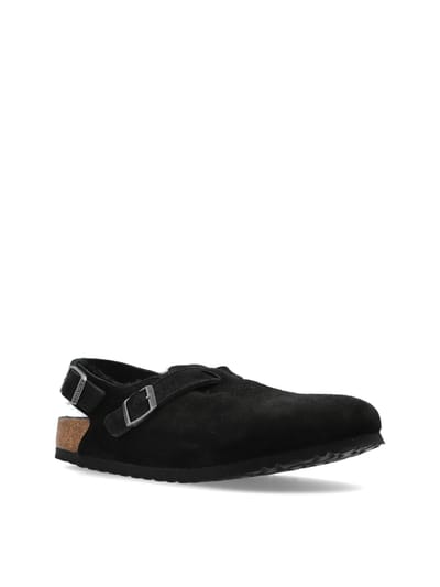 Tokio Shearling Suede Mules