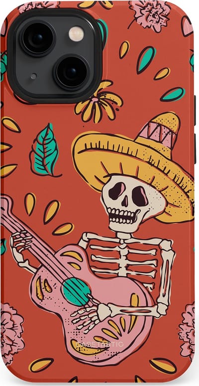 Casetastic hoesje geschikt voor Apple iPhone 13 mini - MagSafe - Dubbellaagse bescherming - Muziekbot - Fashion Case - Terracotta Taupe