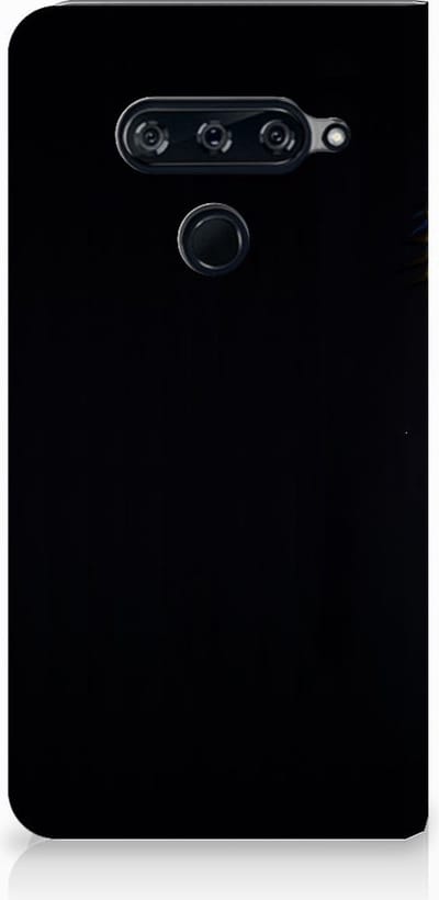 Standcase Hoesje voor LG V40 Thinq Hoesje maken Papegaai