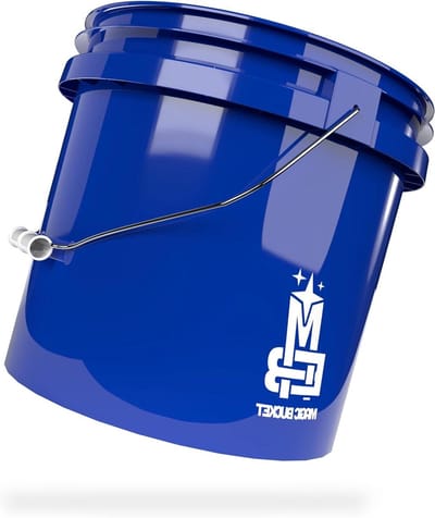 Washing Bucket - Car Wash Bucket - Car Detailing - Extra Stable Design - 13 Liters - Blue
