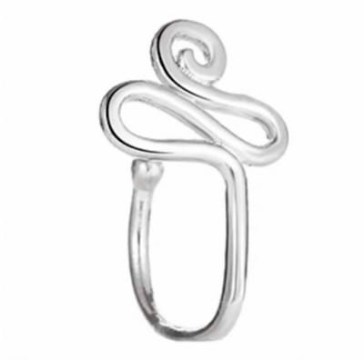 Neusklem Cary zilverkleur 15.5 mm - Charme Bijoux