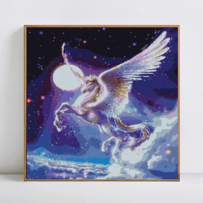 Peinture diamant bricolage complète ronde animal cheval broderie diamant vente strass photo 30x30CM