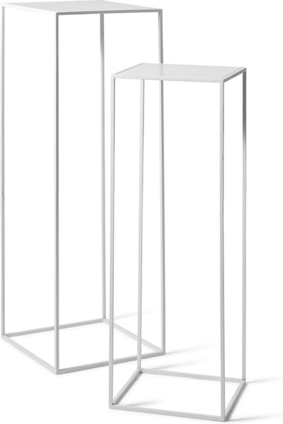 Beekwilder LVT Quadro White - Zuil - Set 105cm en 90cm - Wit - Sokkel - Plantentafel