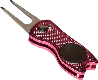 Jobber Sports Pitchfork Roze - Golf Green Repair met Marker