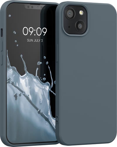 kwmobile telefoonhoesje geschikt voor Apple iPhone 13 - Hoesje voor smartphone - Back cover in leisteen