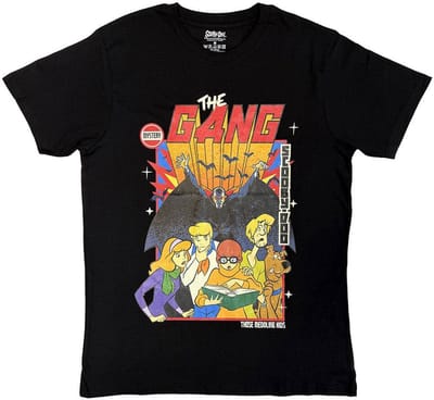 ScoobyDoo - The Gang Heren Tshirt - S - Zwart