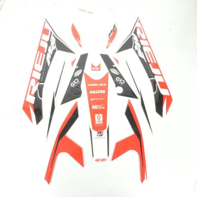 Kit déco Autocollant Black series 0/000.390.5351 pour moto Rieju 50 MRT SM V.2