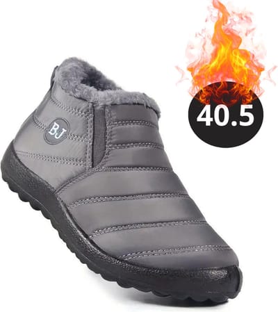 Nivard Snowboots - Sneeuwschoenen - Sneeuwboots - Dames - Wintersport - Ski - Skischoenen - Grijs - 40.5 - Warm