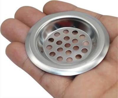 ***1 Stuk RVS afvoerstop 6cm - Afvoerzeef - Gootsteenzeef - Afvoerplug - Zeefje - Keuken - Korfzeef - Zeefje voor in de spoelbak - Keuken - Gootsteenstop - Zeef voor gootsteen - van Heble® ***