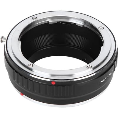 Fikaz k AR‑NEX Lensadapterring voor Konica AR-vatting lenzen naar voor Sony E-vatting camera