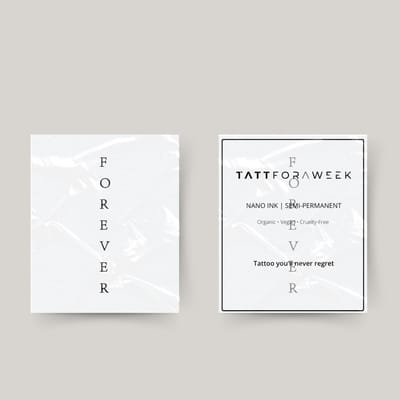 Tijdelijke tattoo forever | Neptattoo volwassenen | Tijdelijke tattoo voor volwassenen | Temporary tattoo | Plaktattoos voor volwassenen | Neptattoos | Probeer zorgeloos een tattoo | tattforaweek