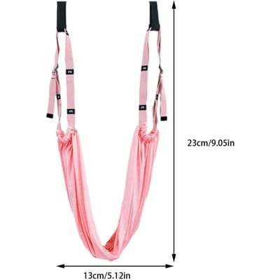 Sangle de yoga aérien à corde de traction, étirements des jambes, ceinture de gymnastique pour femme, sangle de yoga aérien réglable, hamac, balançoire, étirements 1pcs