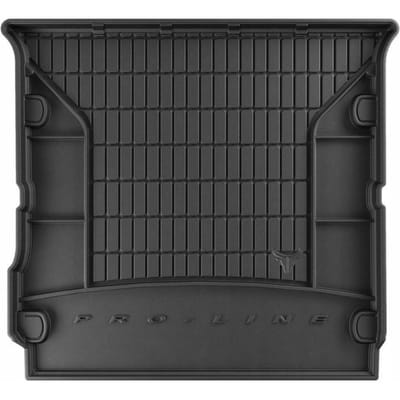 Rubber Kofferbakmat met Organizer Functie – Geschikt voor NISSAN Pathfinder III 2005-2013 – 7-persoons (3e zitrij ingeklapt) – TPE Rubber – Hoge Rand 5 cm