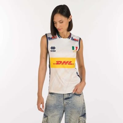 Errea Tanktop Naz. Italia Volley 2^Mg Gara Unisex Shop Ad 25/28 - Sportswear - Volwassen