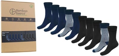 Bamboo Basics unisex giftbox 10P sokken beau multi