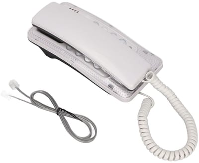 Dailygoods- Snoergebonden Telefoon - Wandmontage - Pauzefunctie - ABS-Materiaal - Draagbaar Ontwerp - Multifunctioneel - Vaste Telefoon